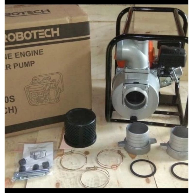 MESIN POMPA AIR WP 40 4INCH GX220 MERK ROBOTECH