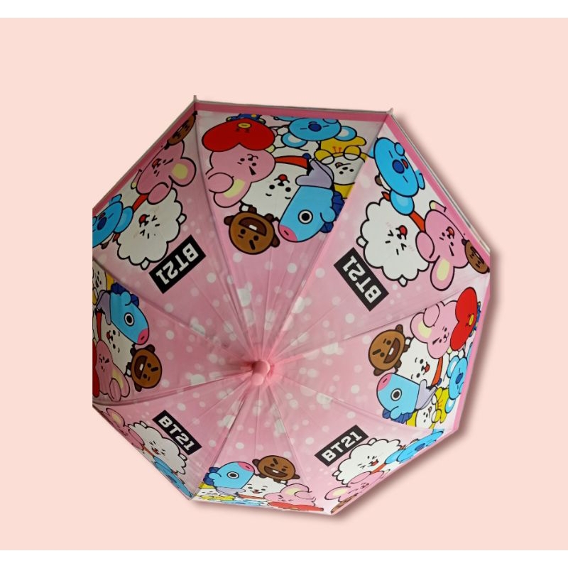 Payung BTS21/payung korea/payung motif anak