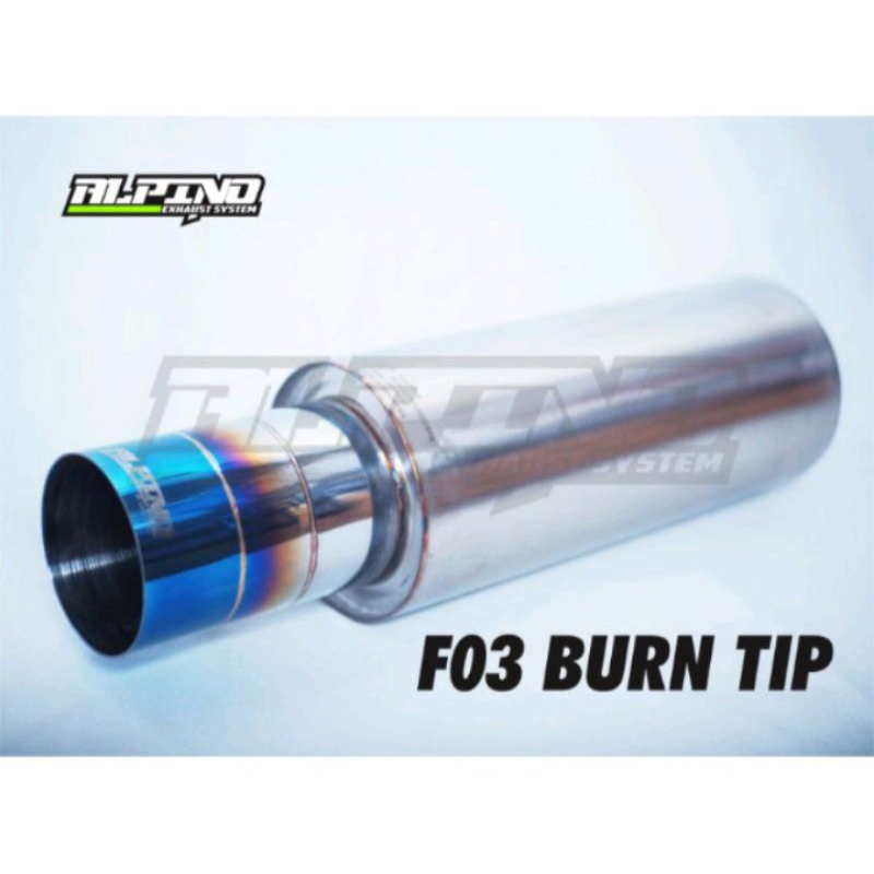 Knalpot Alpino original F03 burntip kering