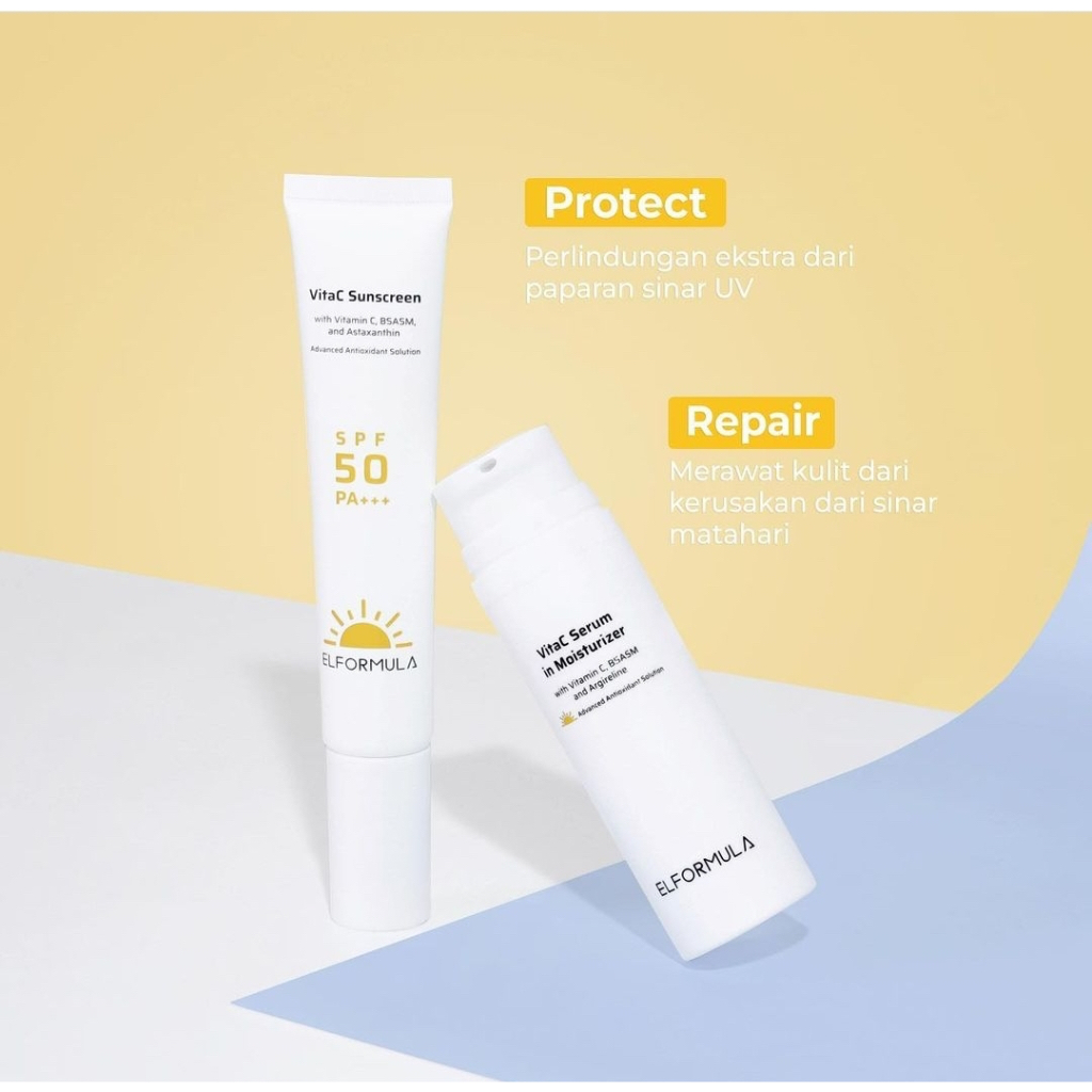 ELFORMULA VitaC Series | VitaC Sunscreen | VitaC Moisturizer | BPOM