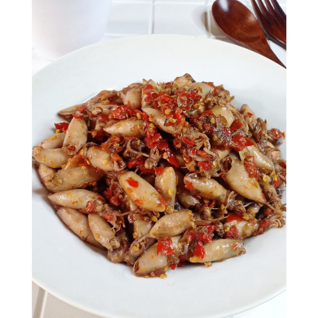 

CUMI BALADO 500gr / SAMBEL CUMI / BABY CUMI BALADO / DENDENG BALADO CI AMEY