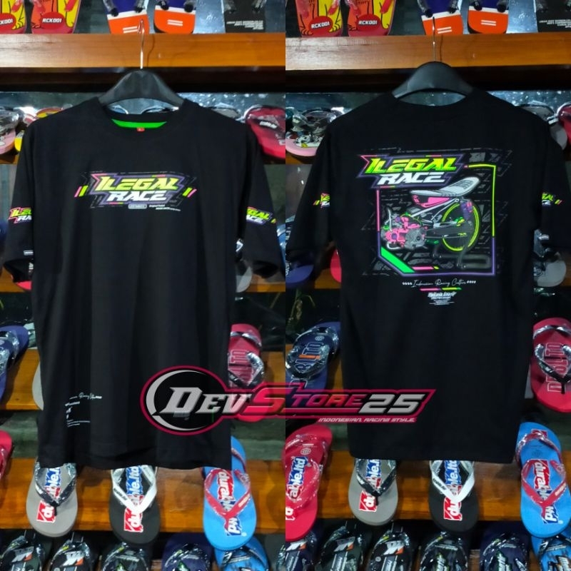 baju kaos Racing ilegal Race lagi|baju balap Racing
