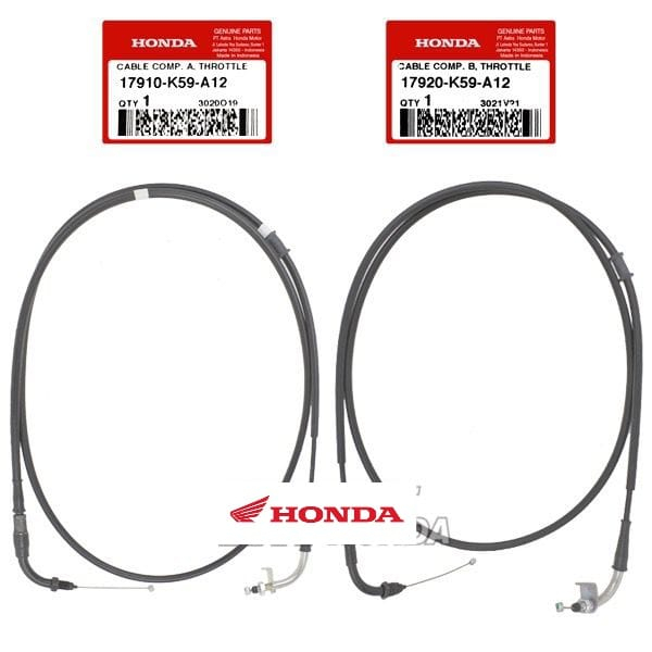 17910-K59-A12 17920-K59-A12 Kabel Gas Atas Bawah A B Vario 125 150 LED 2015 - 2017