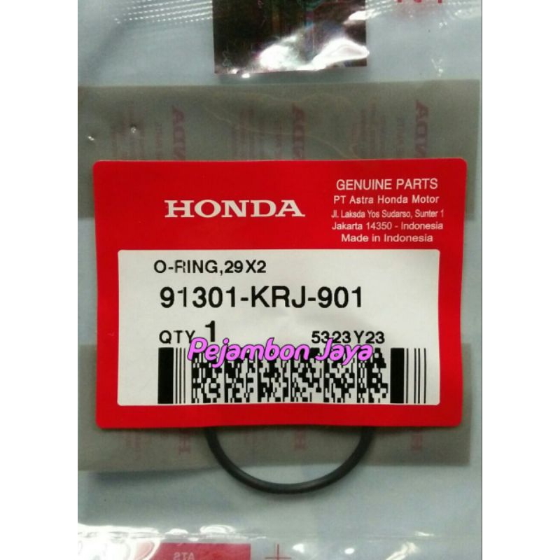 91301KRJ901 O-RING 29X2