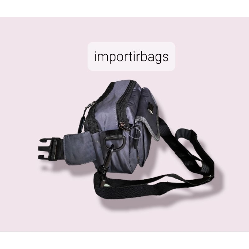 Tas Multi fungsi Pinggang Tas Slempang Bahu Pria Tas Sling bag Spear