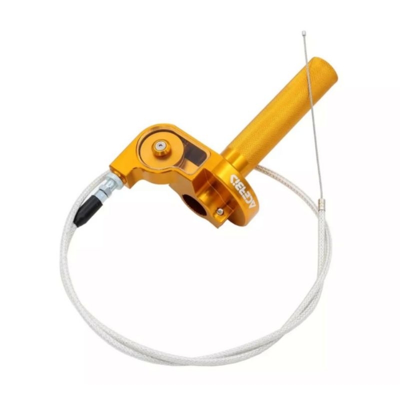 Gas spontan slongsong ACERBIS 22mm CNC Aluminum Acerbs Throttle Grip Quick Twister + Throttle Cable