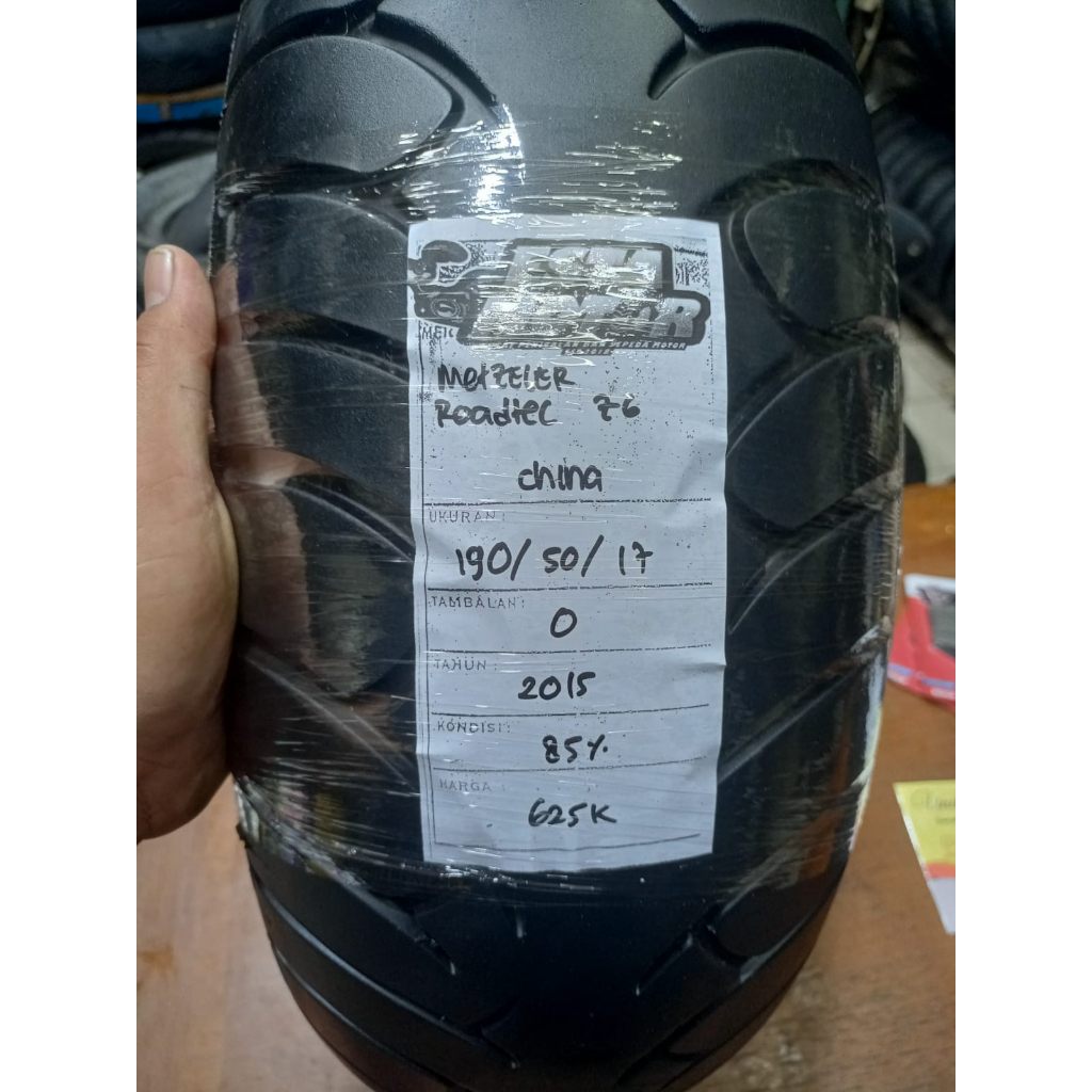 BAN COPOTAN METZELER ROADTEC Z6 RING 17 UKURAN 190 50 17