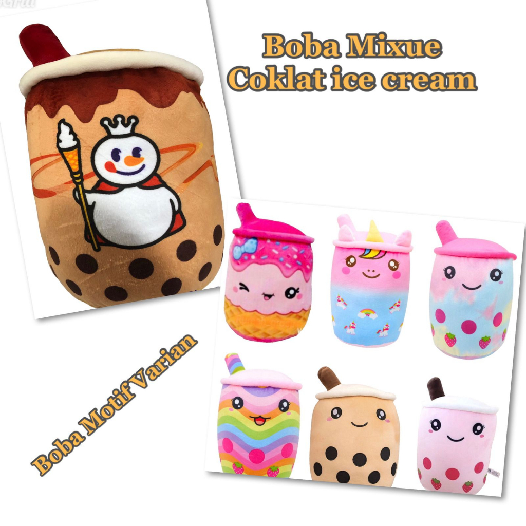 Boneka Bubble Boba Fruit