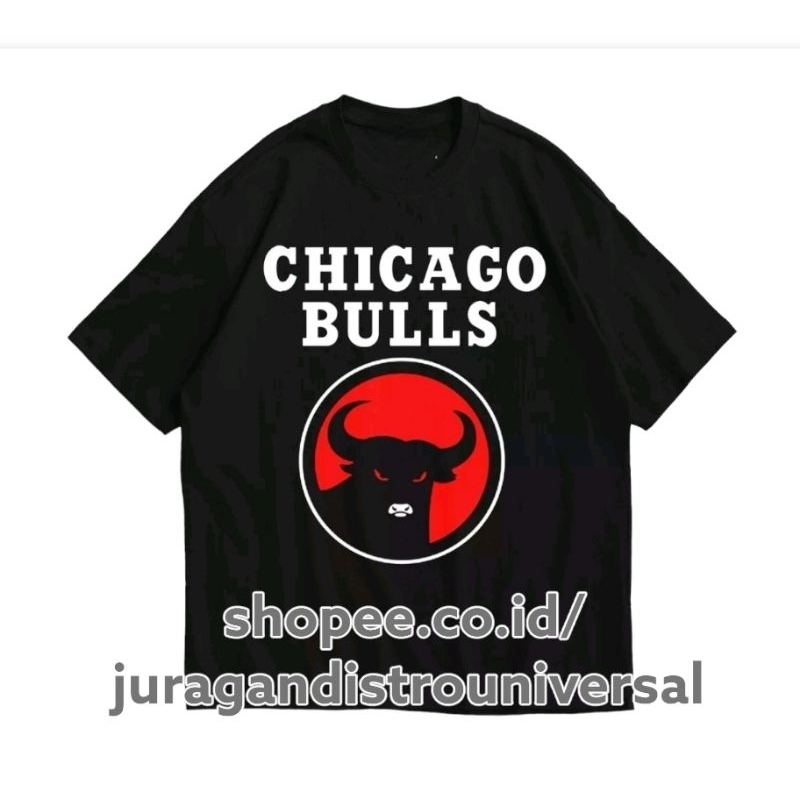 kaos Distro LOGO PDIP Tshirt - Chicago Bulls | Kaos Band | BAJU MUSIK METAL ROCK