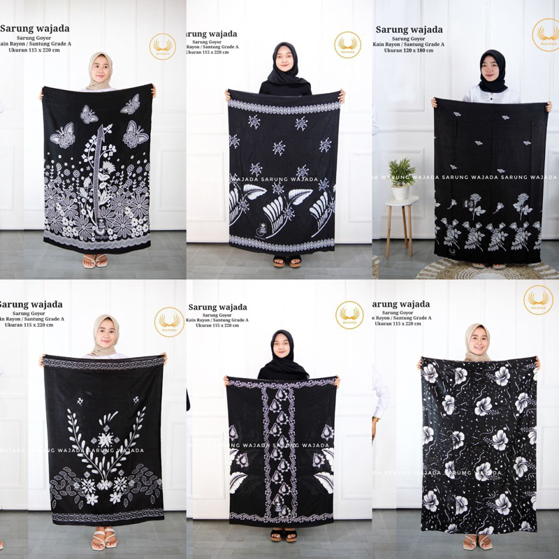 SARUNG WANITA/ SARUNG BATIK/ SANTUNG GOYOR GLOYOR/ SARUNG MBAK SANTRI MUZA