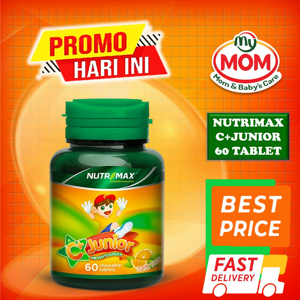 [BPOM] Nutrimax C+ Junior Isi 60 Tablet / Vitamin C Anak / MY MOM