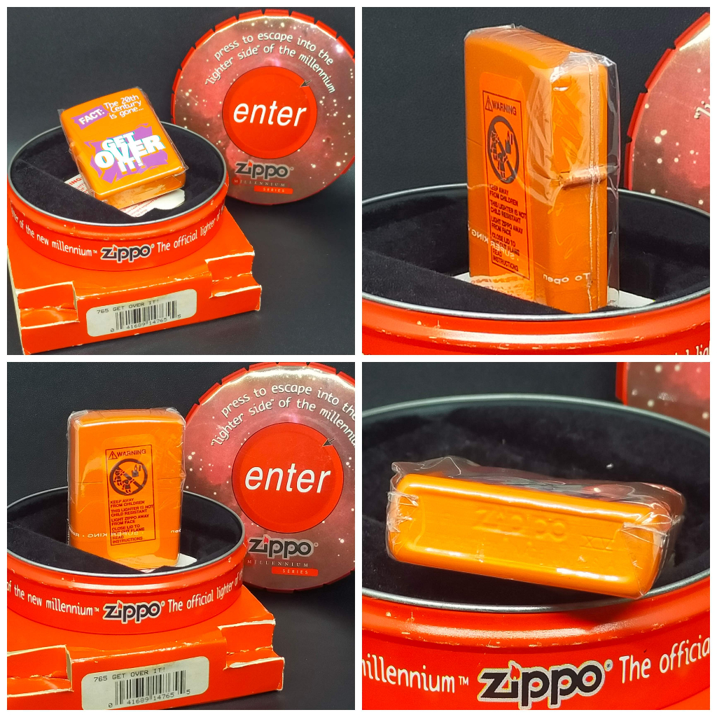 Zippo ZIPPO MILLENIUM SERIES 765 GET OVER IT Tahun 1999