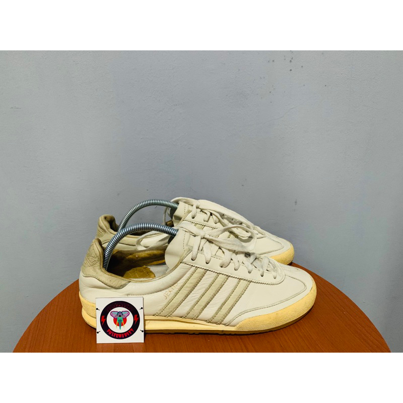 ADIDAS JEANS LEATHER WHITE