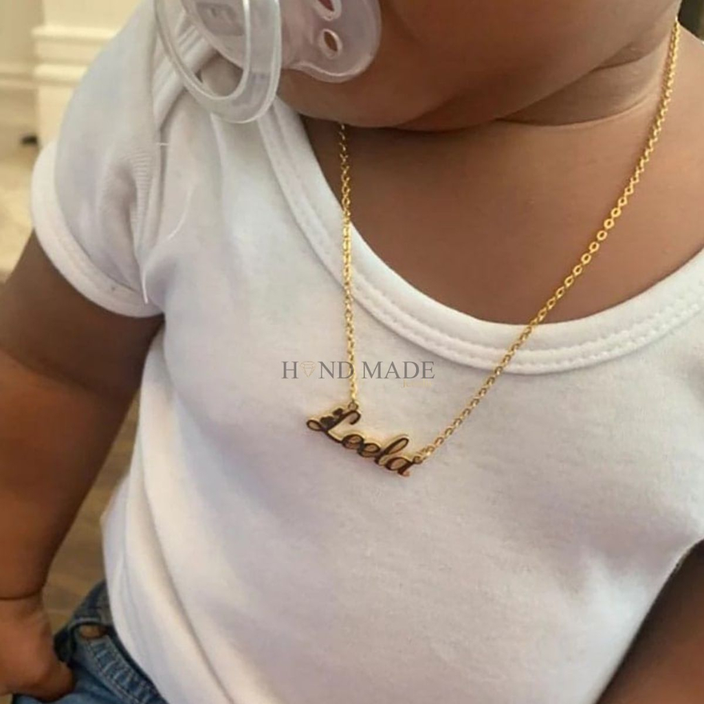 kalung nama anak perempuan kalung nama titanium anti karat anak dewasa kalungnama aksesoris wanita necklace titanium aksesoris fashion