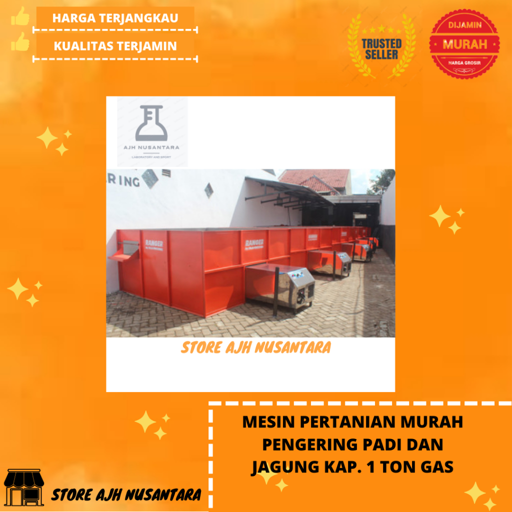 ECO MESIN PERTANIAN MURAH PENGERING PADI DAN JAGUNG KAP. 1 TON GAS // Pre Order