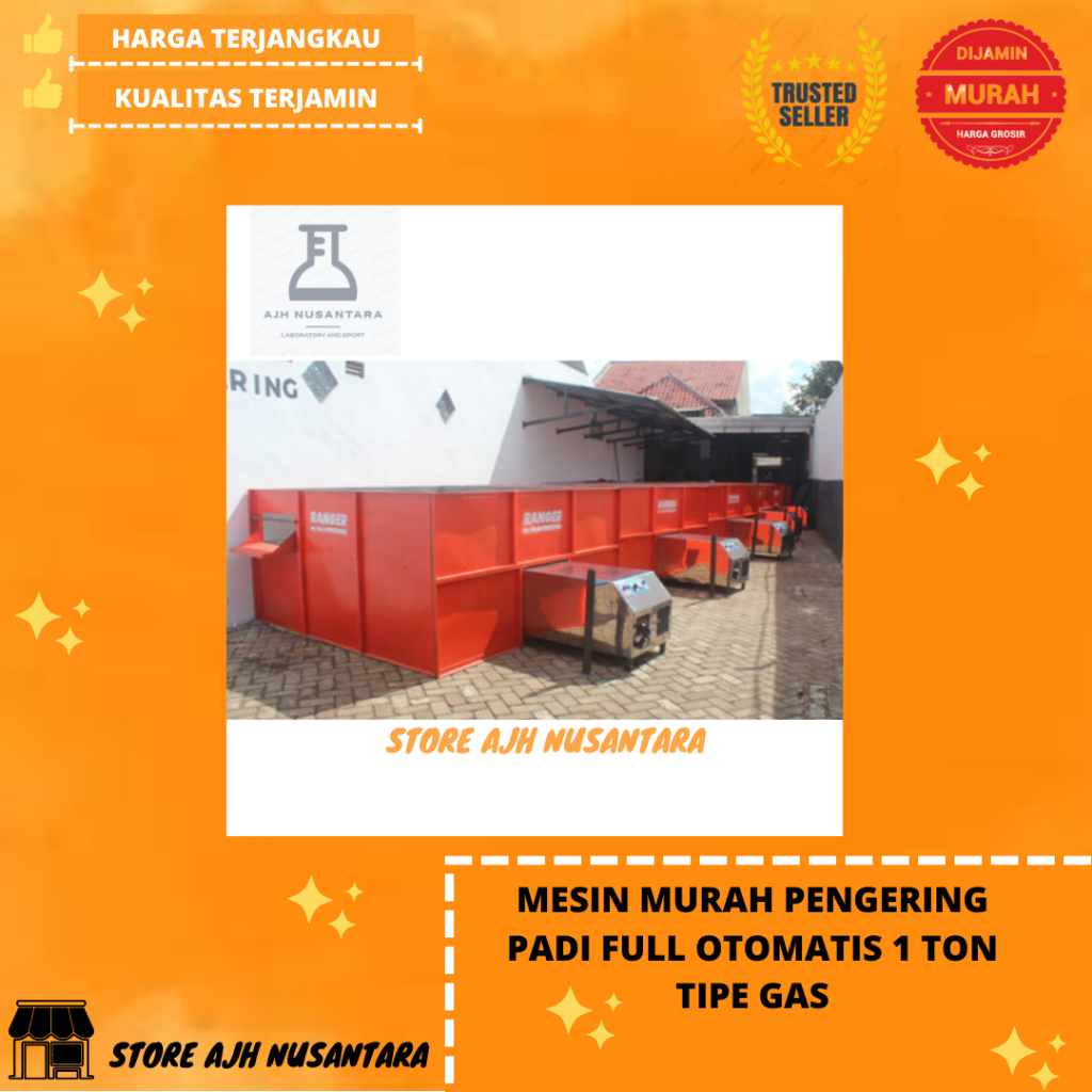 ECO MESIN MURAH PENGERING PADI FULL OTOMATIS 1 TON TIPE GAS // Pre Order