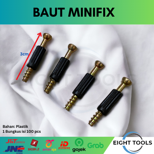 Baut minifix / Baut isi 100 pcs