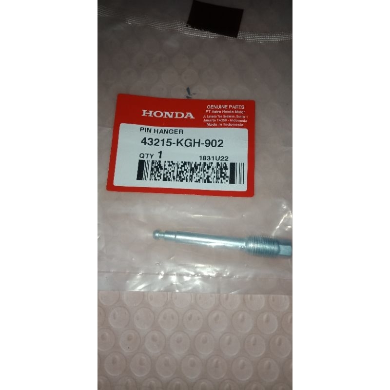 Baut Kaliper Cakram Depan [43215-KGH-902] CRF 150L/Verza Original AHM