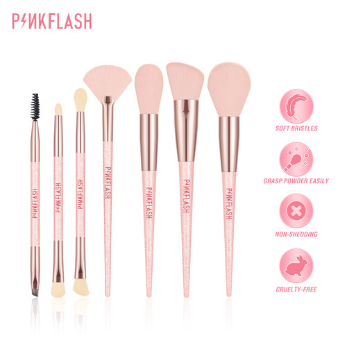 ⭐BAGUS⭐ PINKFLASH Makeup Brush Series - Eyebrow Brush | Eyeshadow Brush | Blush Brush | Highlight Brush | Contour Brush | Nose Shadow