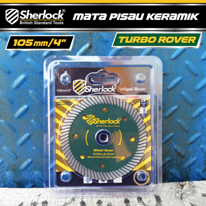 Diamond Wheel 4 inch Sherlock Mata Pisau Potong Keramik Turbo ROVER