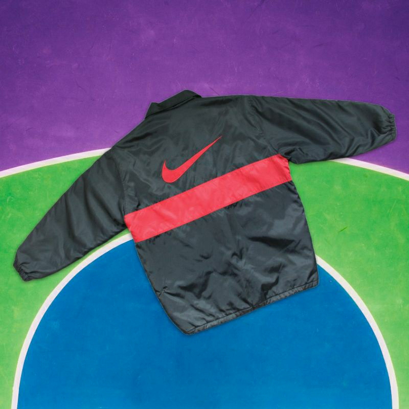 NIKE BIG SWOOSH VINTAGE COACH JACKET