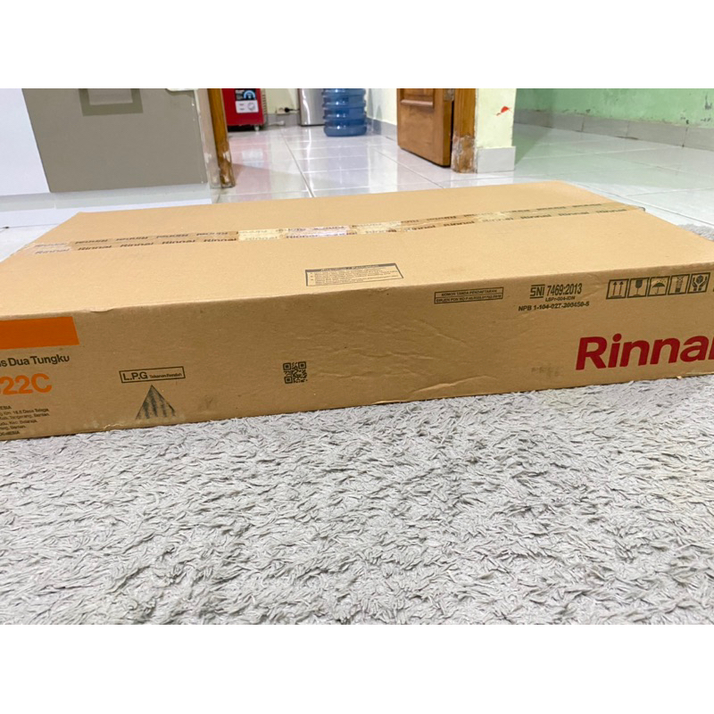 kompor rinai 2 tungku 522c