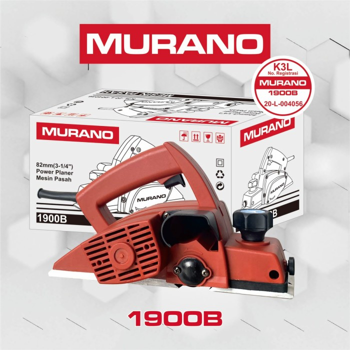 Mesin Serut Kayu Murano 1900 Planner Planer Ketam N1900B biru merah