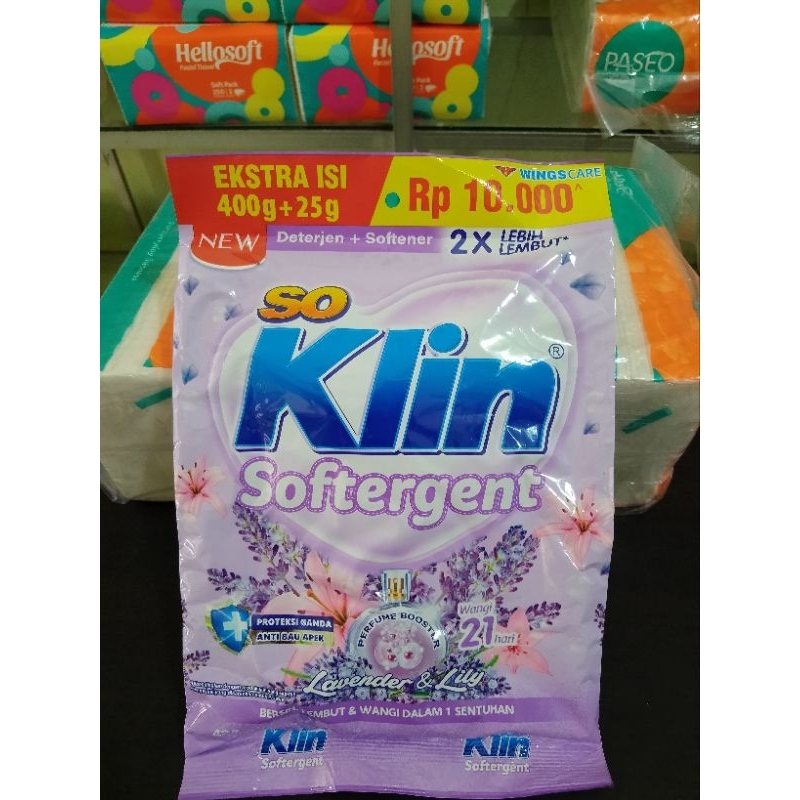 soklin 400g sabun cuci baju