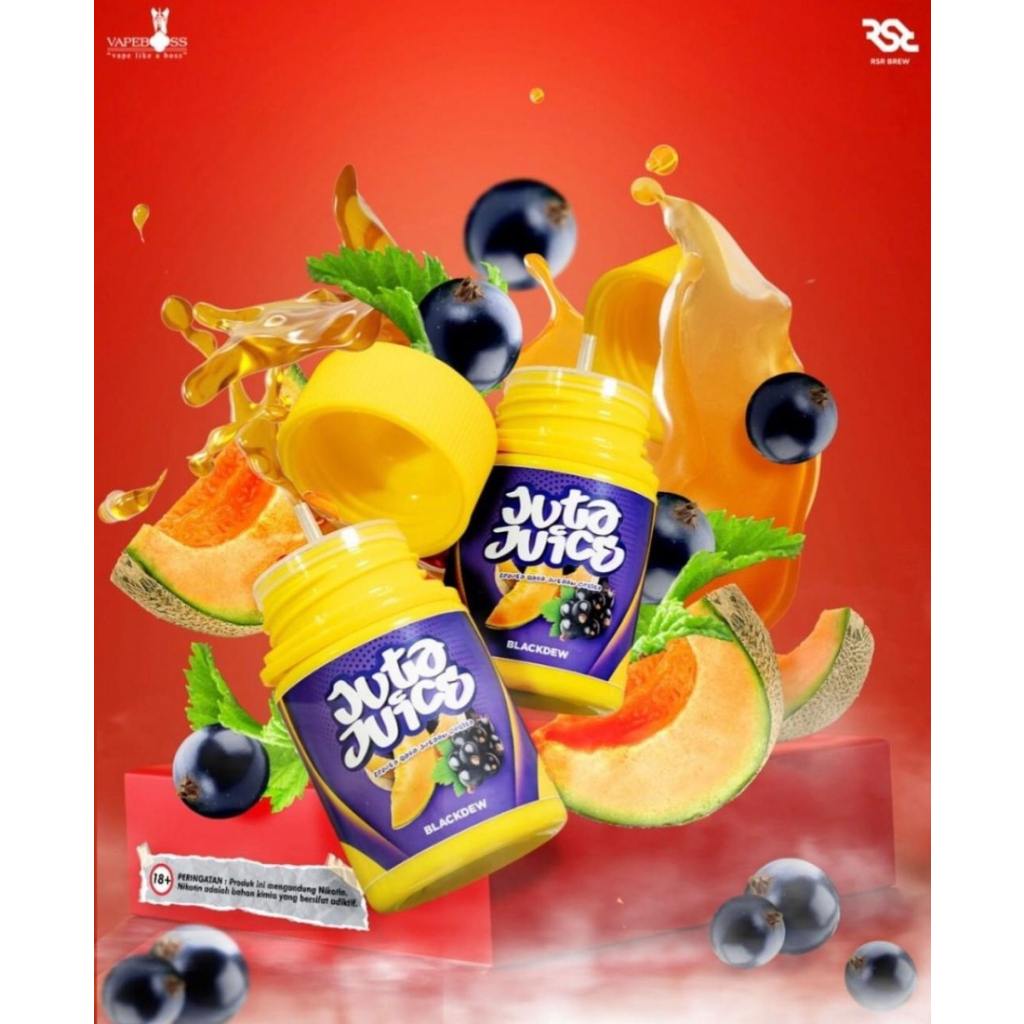 Liquid Juta Juice Blackdew 60ML by RSR Brew x Vape Boss -Juta