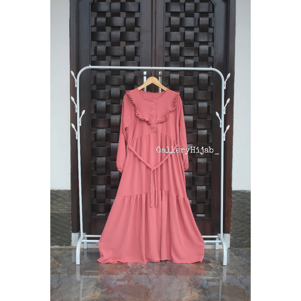 NADIA DRESS // GAMIS REMPLE DADA TERBARU // GAMIS SERUT//CRINKLE PREMIUM