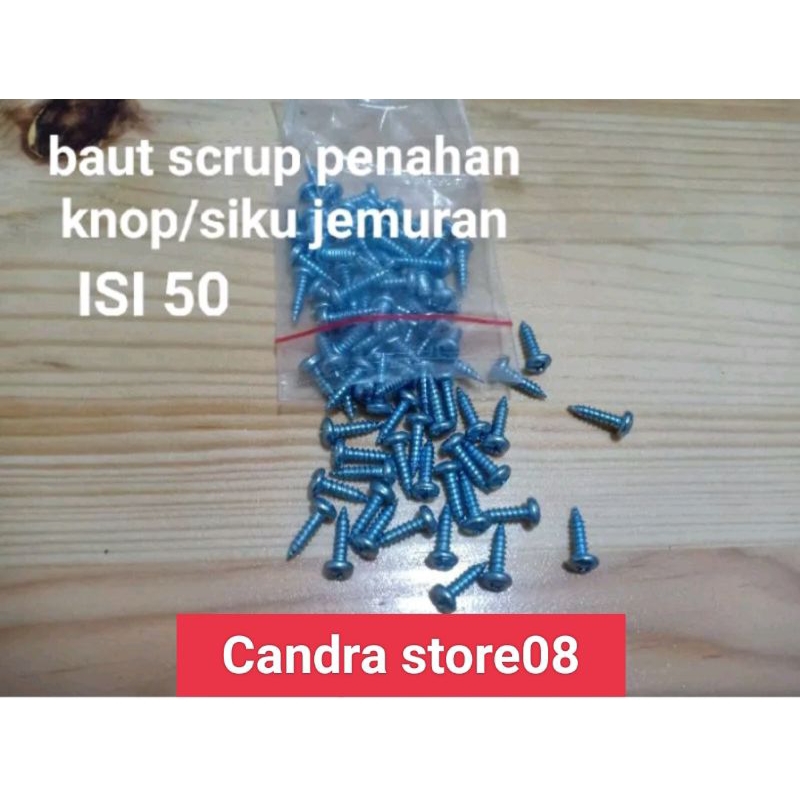 Baut Sekrup Penahan Knob Jemuran/Siku Jemuran