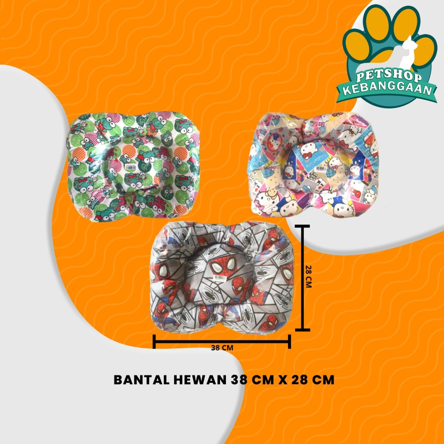 Kasur Tempat TIdur Kucing anjing Bantal Hewan Motif