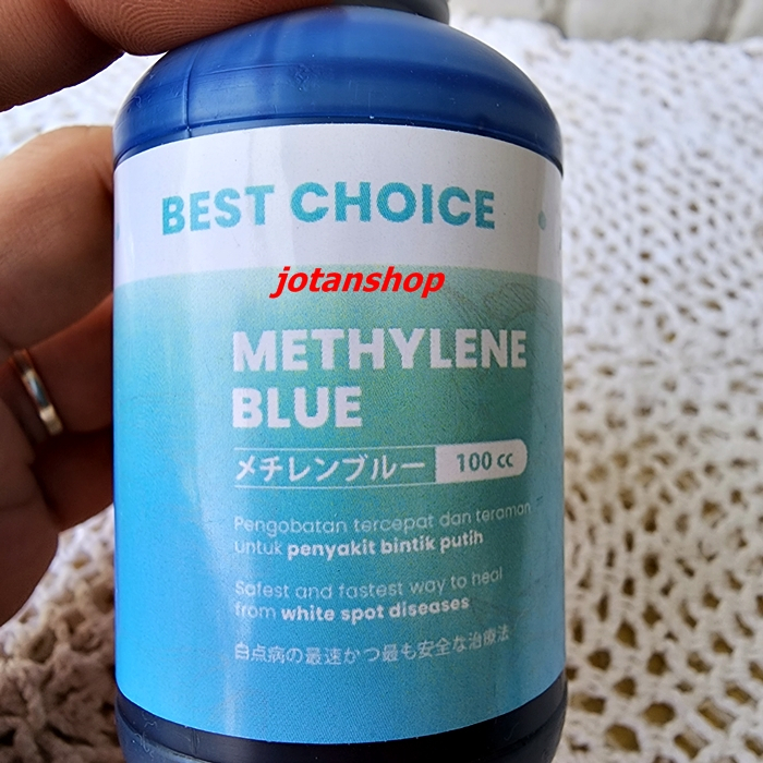 MORI methylene blue methyline white spot obat biru ikan sakit infeksi blitz icht blits ich 100ml 100cc