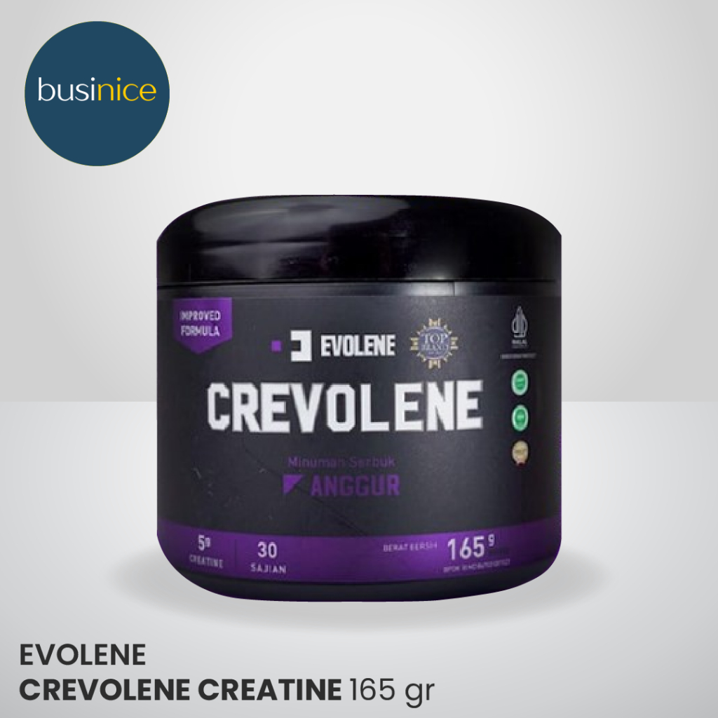 Evolene Crevolene Creatine Monohydrate 330gram BPOM Halal