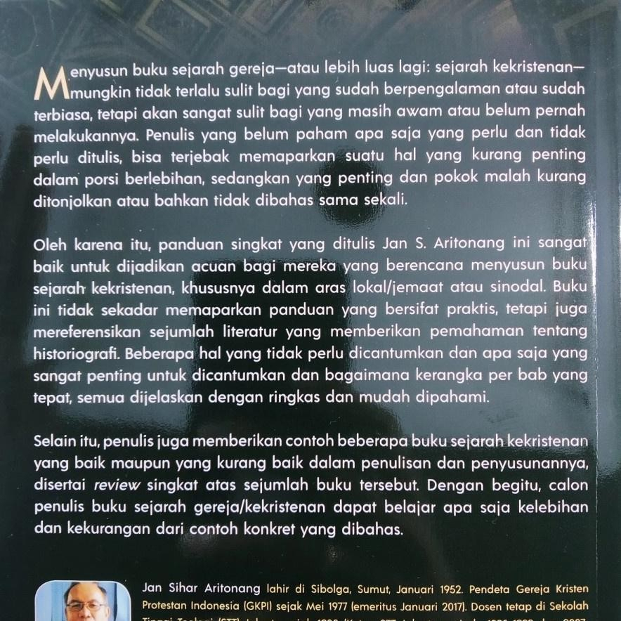 Buku Panduan Menyusun Sejarah Kekristenan Jan S. Aritonang BPK