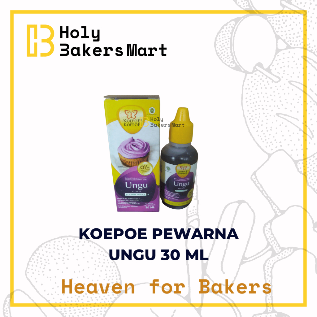 

PEWARNA KOEPOE OIL BASE UNGU 30 GR / PEWARNA MAKANAN OIL BASE / OIL BASE / KOEPOE