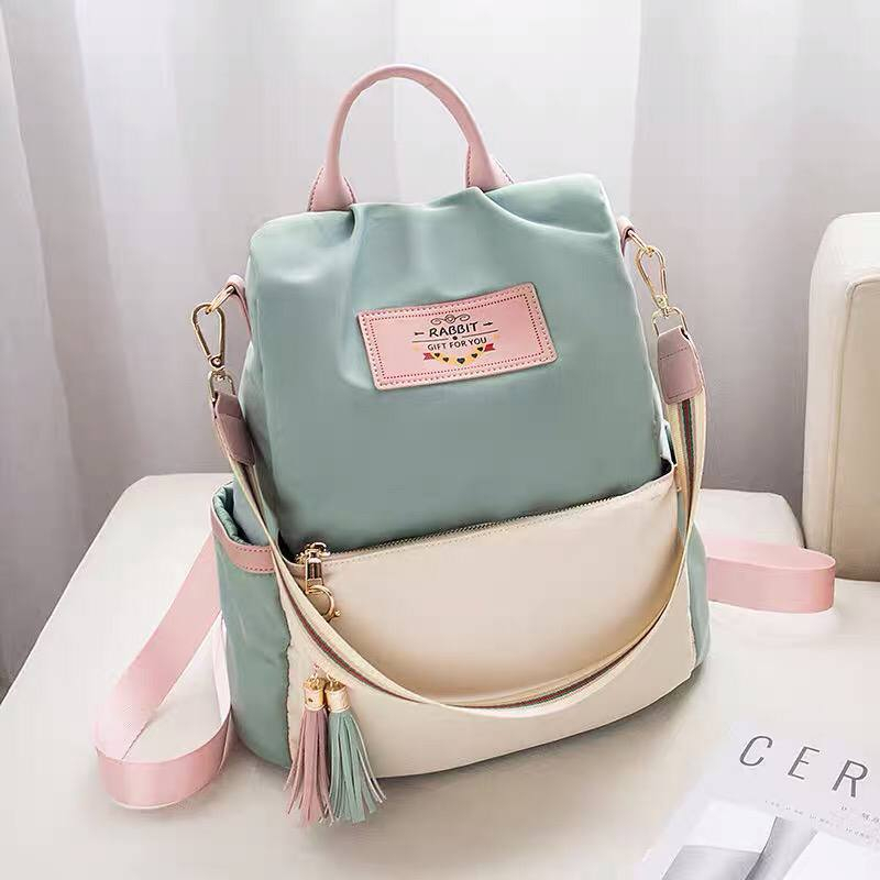 TAS RANSEL BACKPACK WANITA FASHION KOREA IMPORT TR090523 ANTI AIR SEKOLAH KULIAH KERJA TERBARU MODEL ROZANA