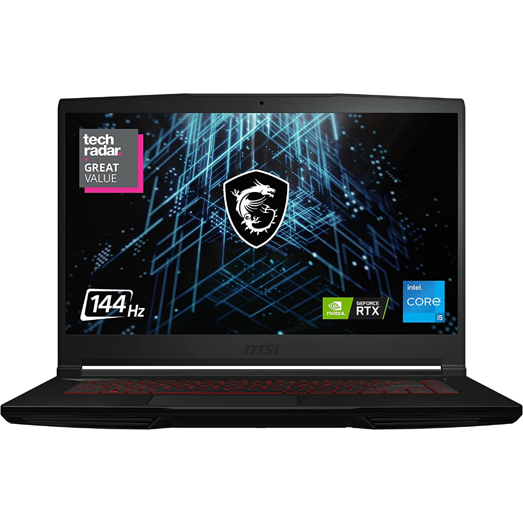 LAPTOP GAMING MSI GF63 THIN 11UC INTEL I5 11400H 32GB 1TB SSD RTX3050-4GB 15.6 FHD IPS 144HZ BL WIN11HOME BLACK