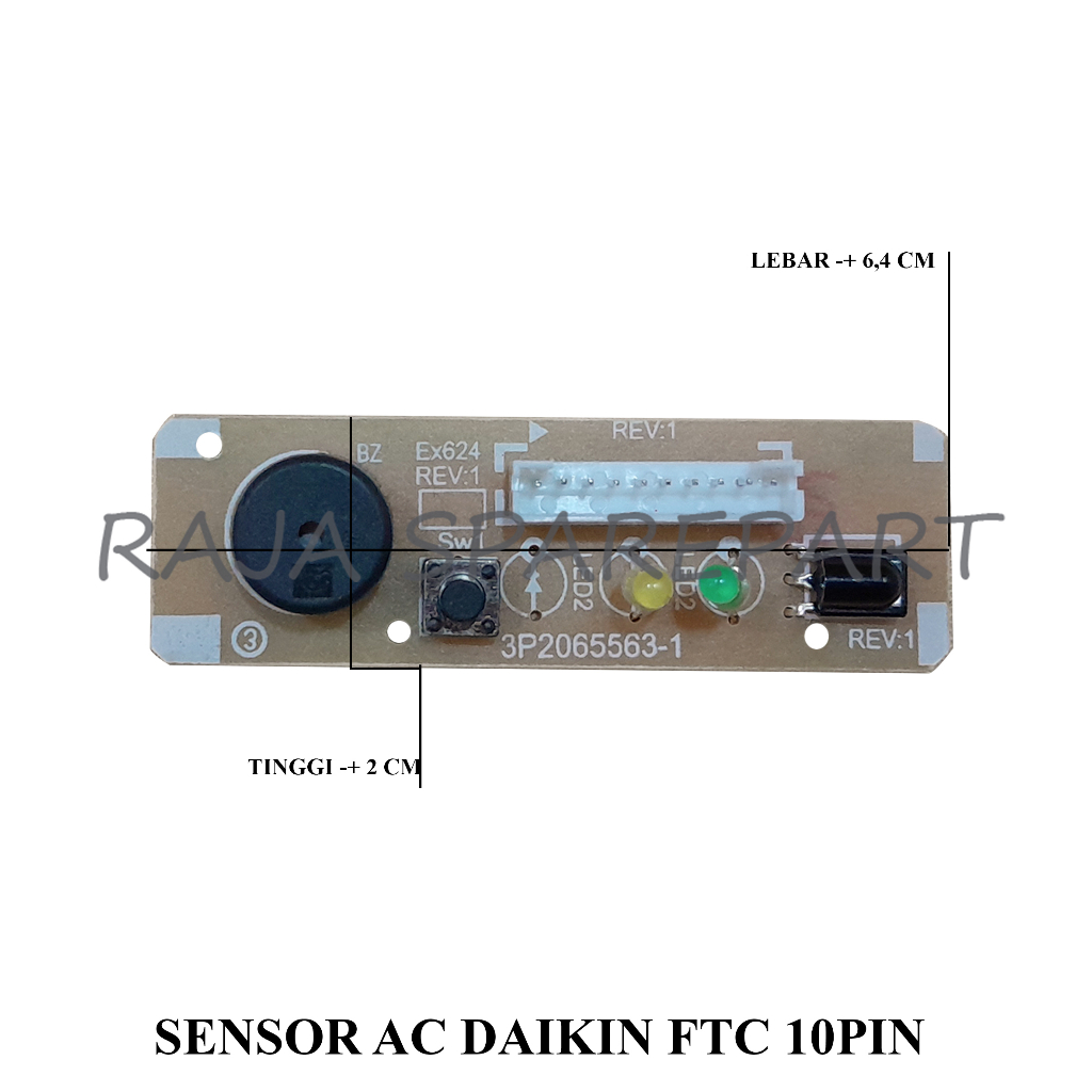 MODUL DISPLAY/DISPLAY SENSOR/MODUL SENSOR AC/SENSOR AC DAIKIN FTC 10PIN