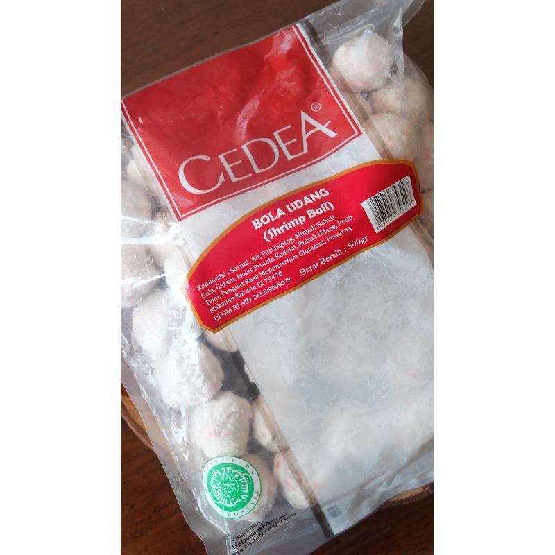 

Cedea Bola Udang 500gr (Bakso)