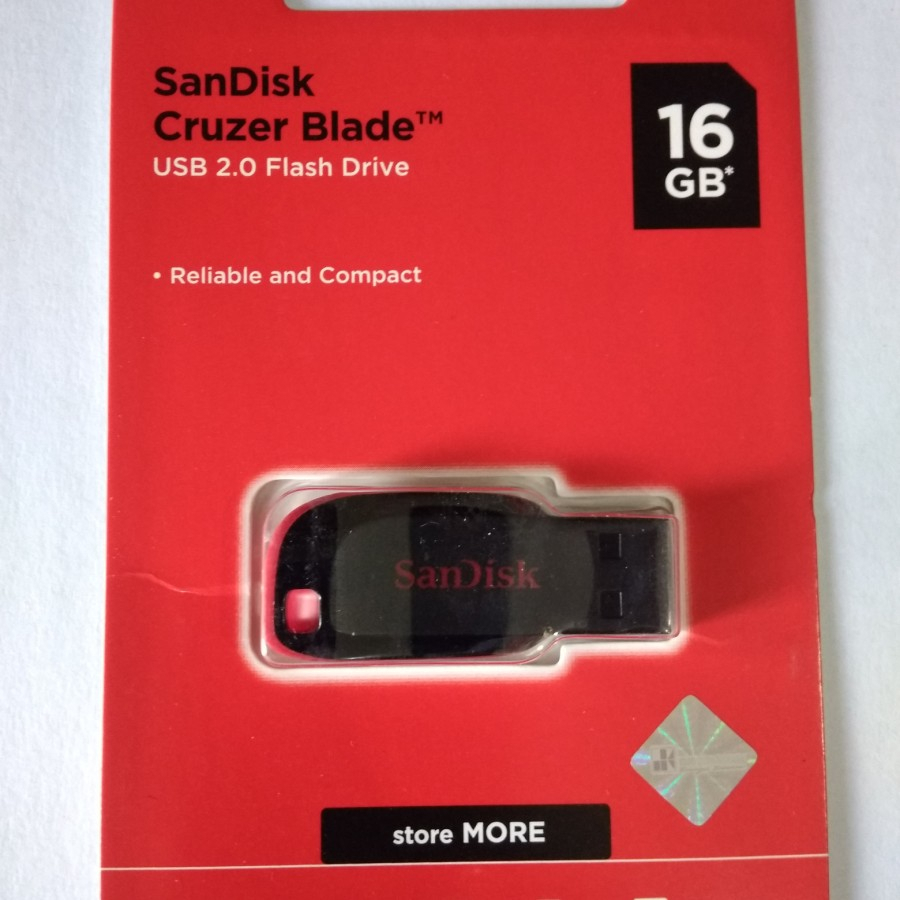 ORIGINAL FLASHDISK SANDISK 128GB SANDISK 64GB SANDISK 32GB SANDISK 16GB CRUZER BLADE CZ50 GARANSI RESMI