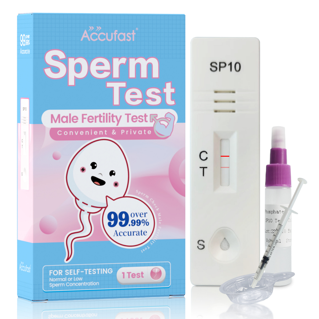 ACCUFAST Sperm Test Kit Ujian Sperma Untuk persiapan kehamilan pria Tepat 99% ujian jumlah sperma