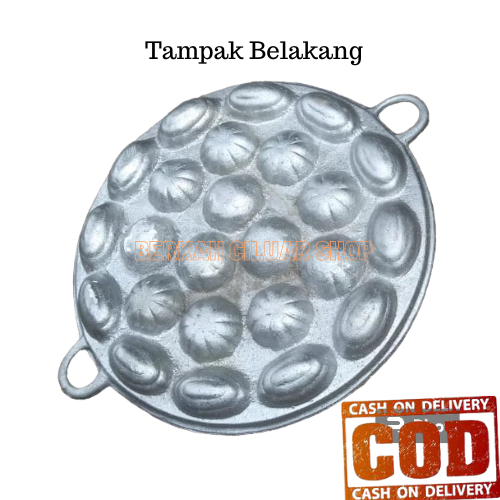 SHp2 Cetakan Kue Bolu Jadul / Cetakan Kue Kuwuk Jadul Manggis / Cetakan Kue Bolu Belimbing 24 Lubang