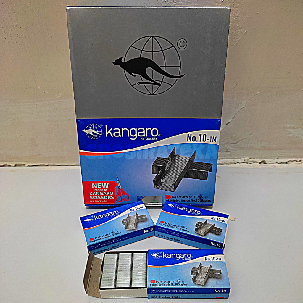 

ISI STAPLES STAPLE STEPLES KECIL NO.10 KANGARO