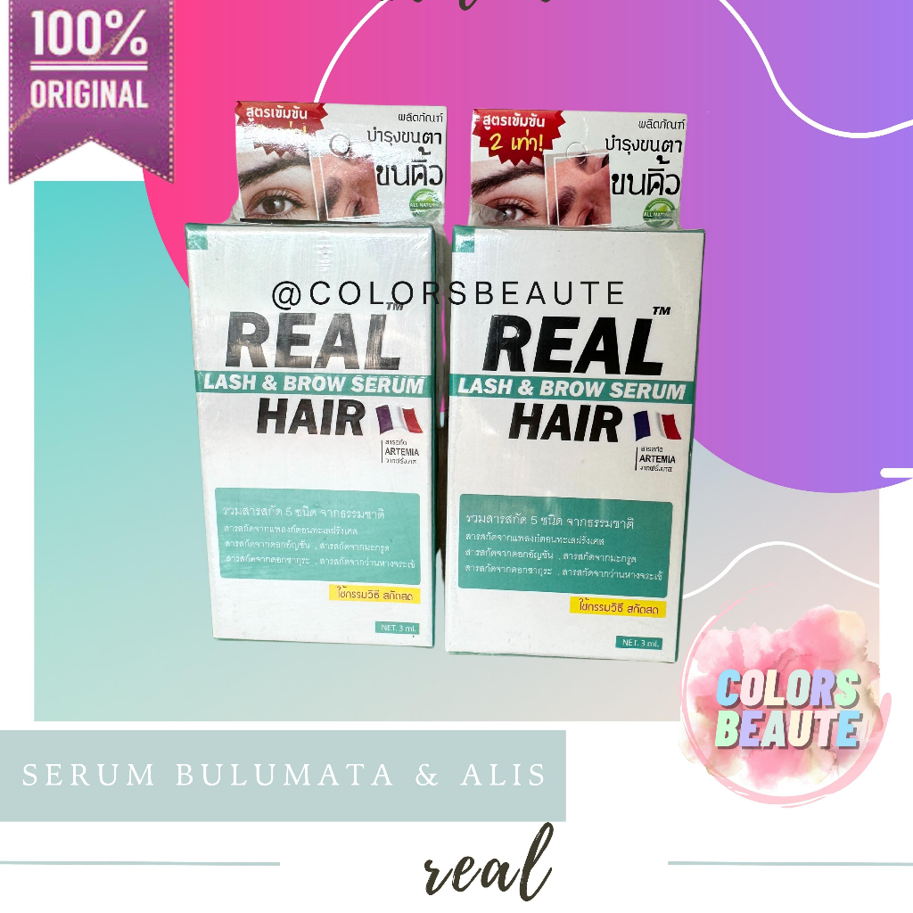 Real Lash &amp; Brow Serum Hair / SERUM BULUMATA &amp; ALIS