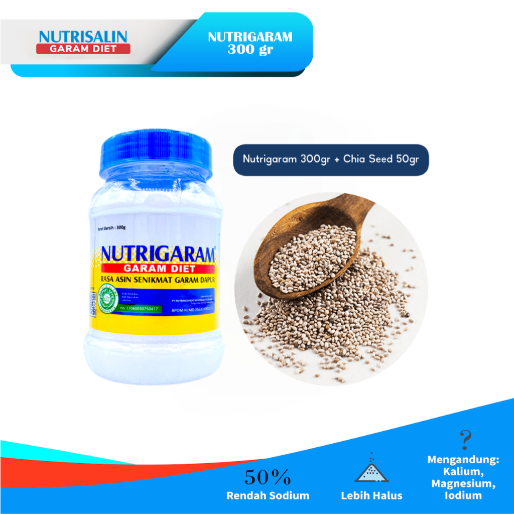 

Nutrigaram 300gr + Chia Seed 50gr