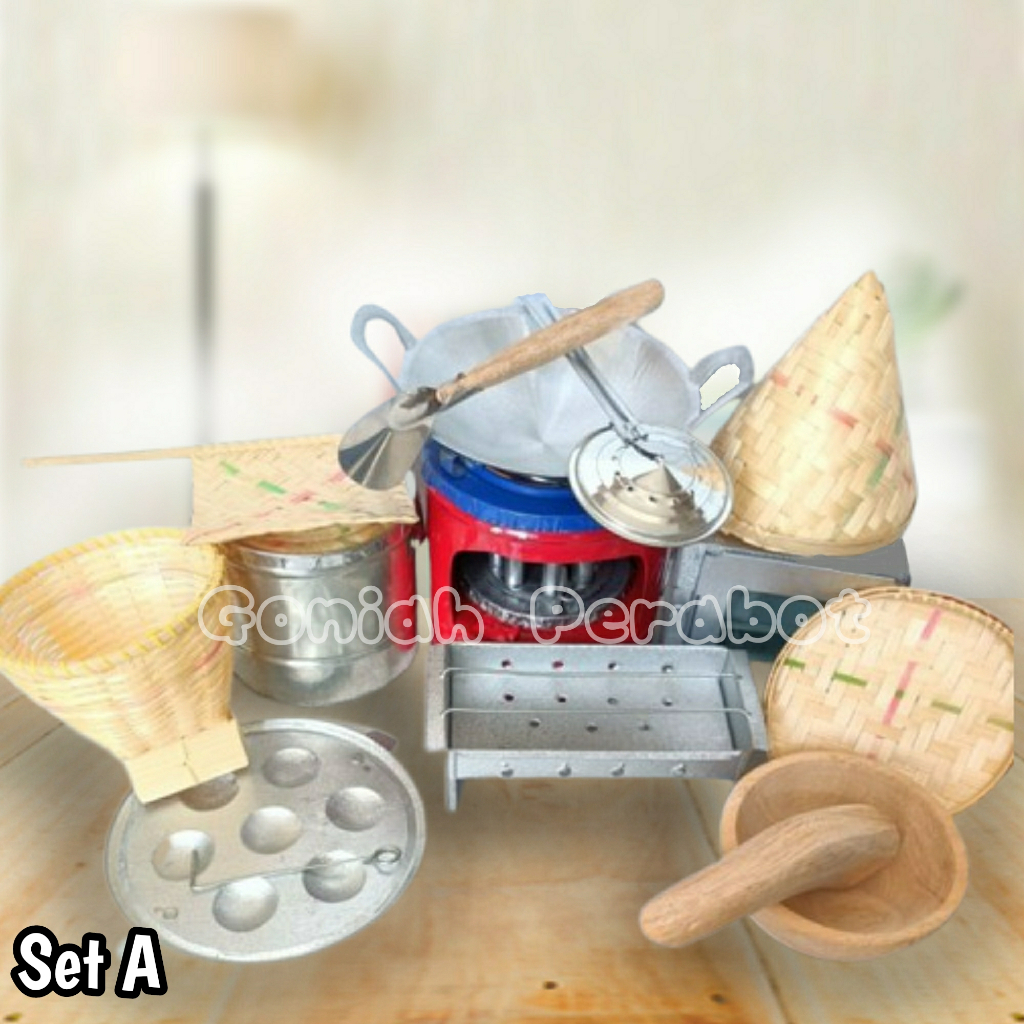 Paket Lengkap Mainan Masak Masakan Mini Kompor Minyak Tanah Mini | Mainan Alat Peraga Masak Masakan 