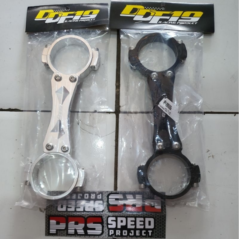baraket shock stabilizer shock Ddf19 ninja r rr ss ninjar ninjarr  hitam silver