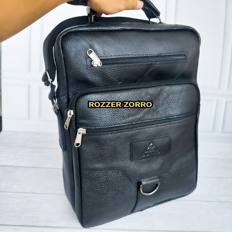 Tas laptop kulit asli simon original garut