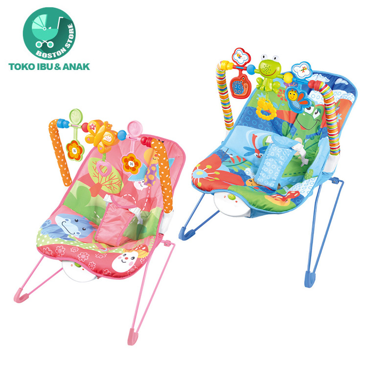 Bostonstore Kursi Goyang Bayi / Kursi Goyang Anak / Toddler kursi bayi Kursi goyang getaran bayi / Rocker Bayi / Baby Bouncer / Bouncer Baby / Bouncer / Ayunan Bayi